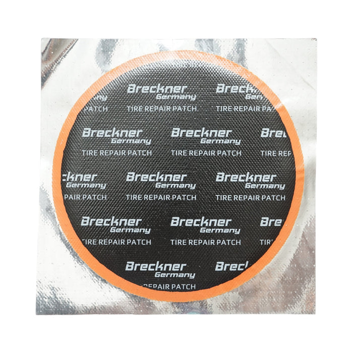 Toppe vulcanizzanti rotonde 110mm universali per camere d'aria 10 pz/set Breckner Germany