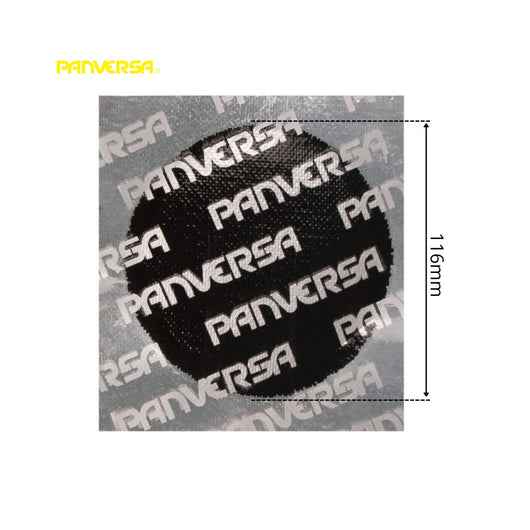 Toppe vulcanizzanti rotonde 116mm PP6 per camere d'aria 10 pezzi/set Panversa