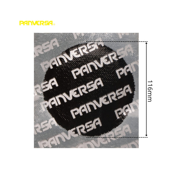 Toppe vulcanizzanti rotonde 116mm PP6 per camere d'aria 10 pezzi/set Panversa