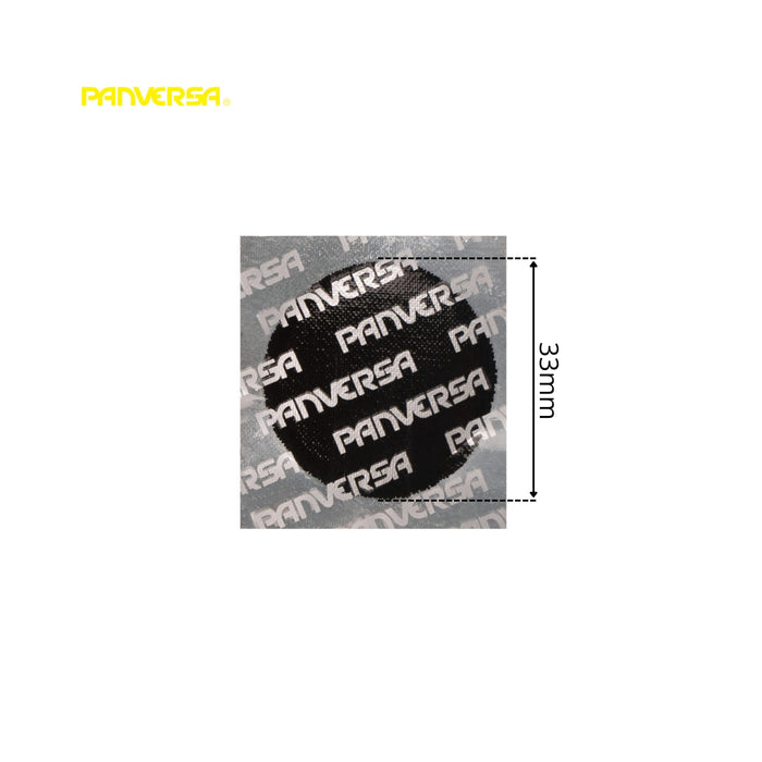 Toppe vulcanizzanti rotonde 33mm PP0 per camere d'aria 50 pz/set Panversa