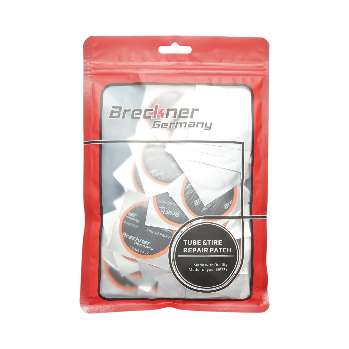 Toppe vulcanizzanti rotonde universali da 50 mm per camere d'aria, set da 50 pezzi Breckner Germany