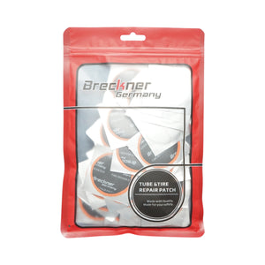 Toppe vulcanizzanti rotonde universali da 50 mm per camere d'aria, set da 50 pezzi Breckner Germany