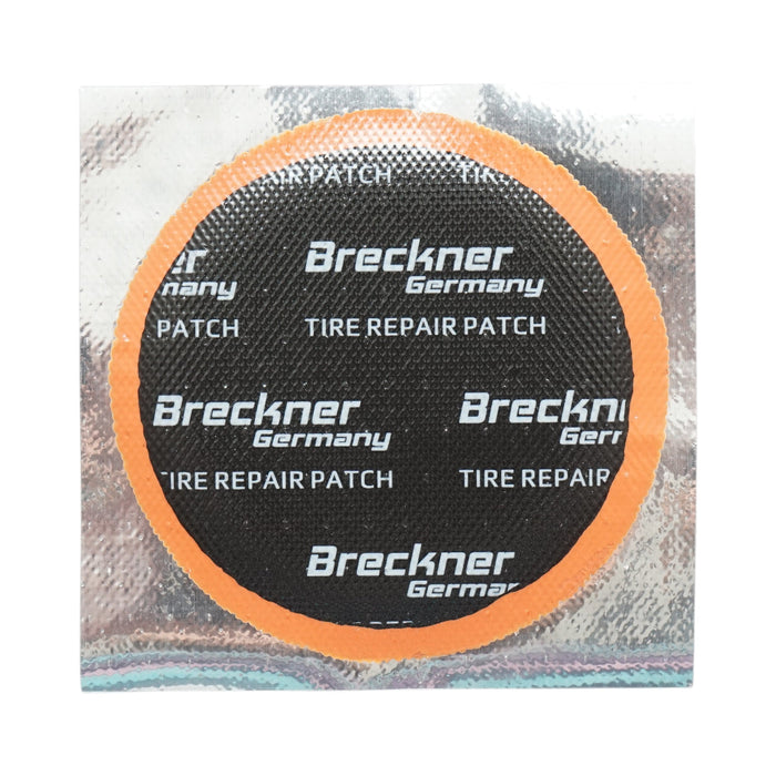 Toppe vulcanizzanti rotonde universali da 70 mm per camere d'aria, set da 25 pezzi Breckner Germany