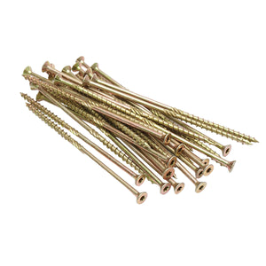 Vite autofilettante per legno a testa svasata 6x160mm tipo torx TX30, 100 pz/scatola