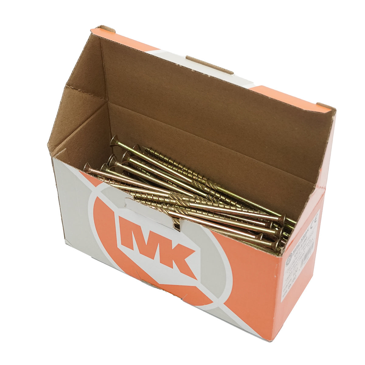 Vite autofilettante per legno a testa svasata 6x160mm tipo torx TX30, 100 pz/scatola