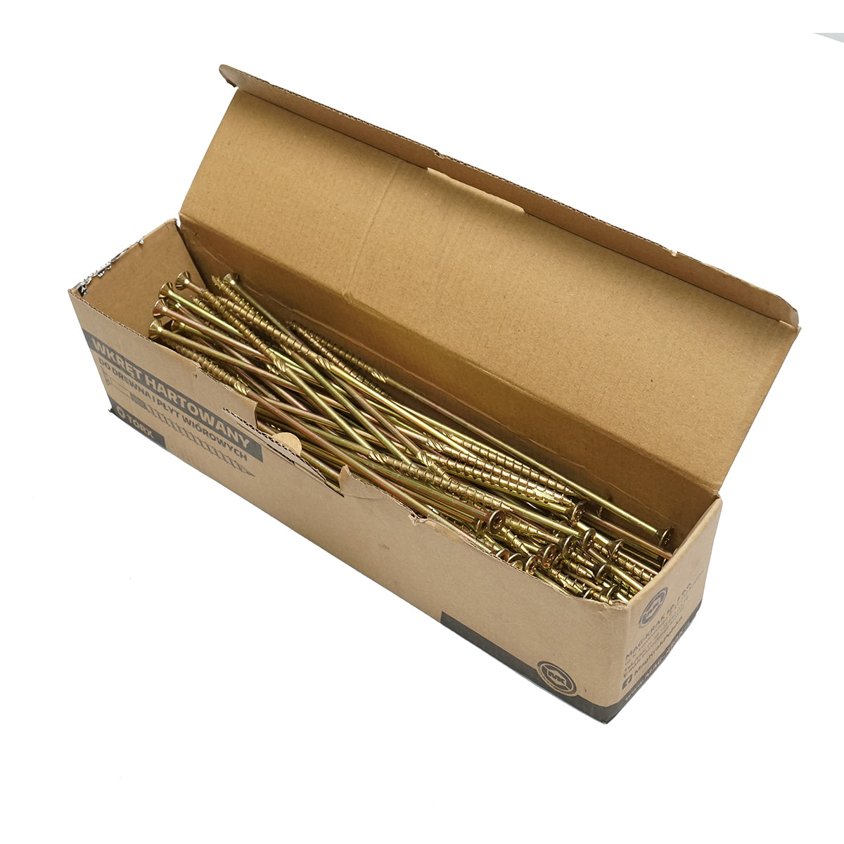 Vite autofilettante per legno a testa svasata 6x260mm tipo torx TX30, 100 pz/scatola