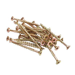 Vite autofilettante per legno a testa svasata 6x80mm tipo torx TX30, 200 pz/scatola