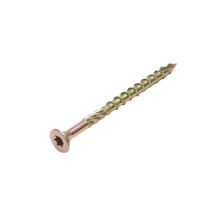 Vite autofilettante per legno a testa svasata 6x80mm tipo torx TX30, 200 pz/scatola