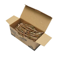 Vite autofilettante per legno a testa svasata 6x80mm tipo torx TX30, 200 pz/scatola