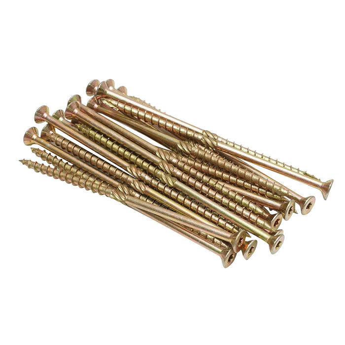 Vite autofilettante per legno a testa svasata 8x180mm tipo torx TX40, 50 pz/scatola
