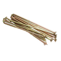 Vite autofilettante per legno a testa svasata 8x220mm tipo torx TX40, 50 pz/scatola