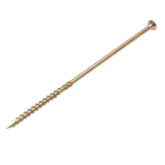 Vite autofilettante per legno a testa svasata 8x240mm tipo torx TX40, 50 pz/scatola