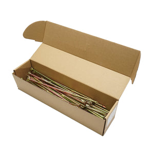 Vite autofilettante per legno a testa svasata 8x280mm tipo torx TX40, 50 pz/scatola