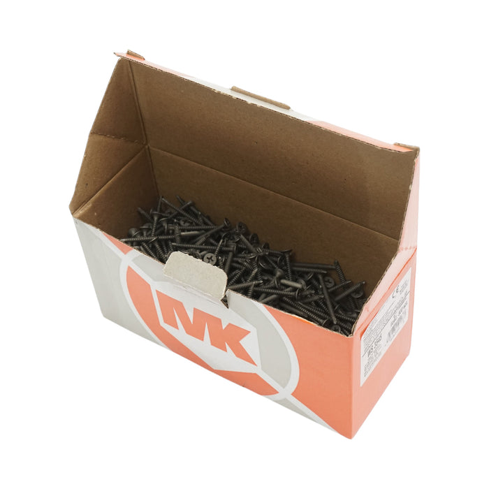 Vite autoforante per cartongesso 3,5x45mm in acciaio fosfatato, testa svasata 500 pz/scatola