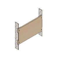 Tavola in multistrato h30 cm interasse 60 cm