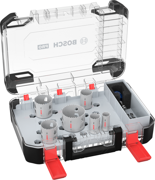 Bosch PRO Multi Material PC Plus – Set Seghe a Tazza (9 pezzi, cod. 2608594428)