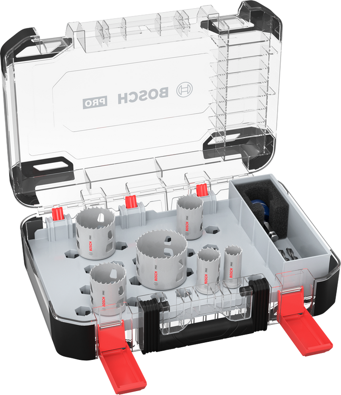 Bosch PRO Multi Material PC Plus – Set Seghe a Tazza (9 pezzi, cod. 2608594428)