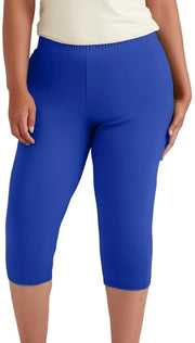 Leggins con Prestazioni Elevate - Pantaloni Yoga Plus Size 7/8 Altezza - Cintura Elastica - Massimo Comfort - Materiale Respirante - Pantaloni Sportivi