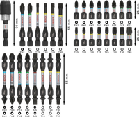 Set bit di avvitamento PRO Impact Bosch 31 pz - 2608521U71