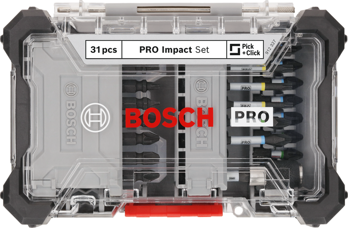 Set bit di avvitamento PRO Impact Bosch 31 pz - 2608521U71