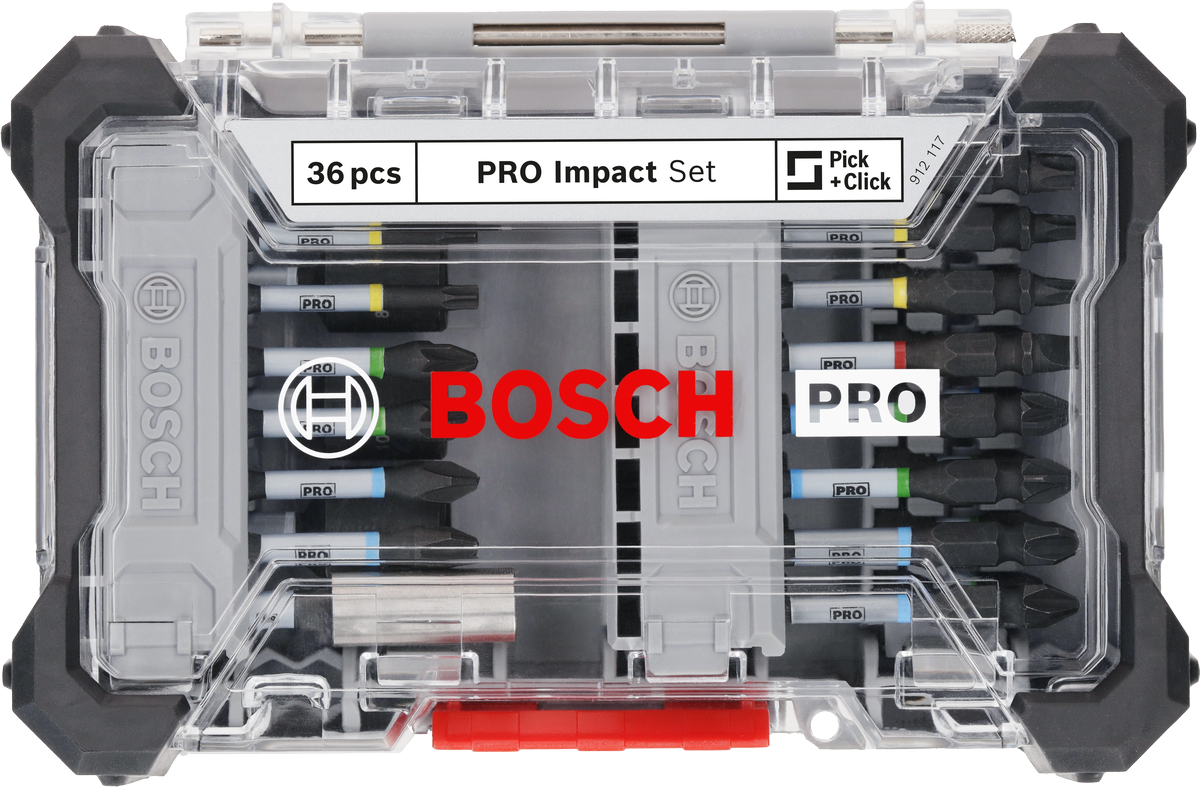 Set di bit e chiavi a bussola da 36 pezzi BOSCH 2608522517