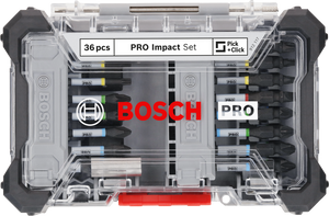 Set di bit e chiavi a bussola da 36 pezzi BOSCH 2608522517