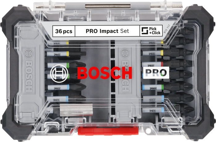 Set di bit e chiavi a bussola da 36 pezzi BOSCH 2608522517