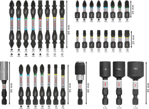 Set di bit e chiavi a bussola da 36 pezzi BOSCH 2608522517