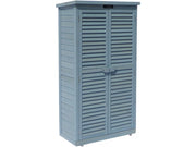 Armadio da giardino SPACE - 87 x 46.5 x 160 cm - Azzurro