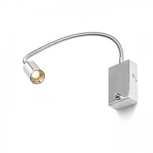 VERSA parete Nickel opaco 230V LED 3W 40° 3000K