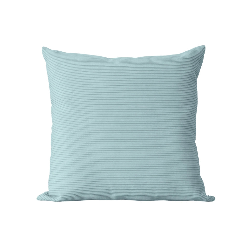 Cuscino quadrato velluto turchese 45x45 cm - DUNE