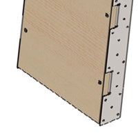 Tavola in multistrato h50 cm interasse 40 cm