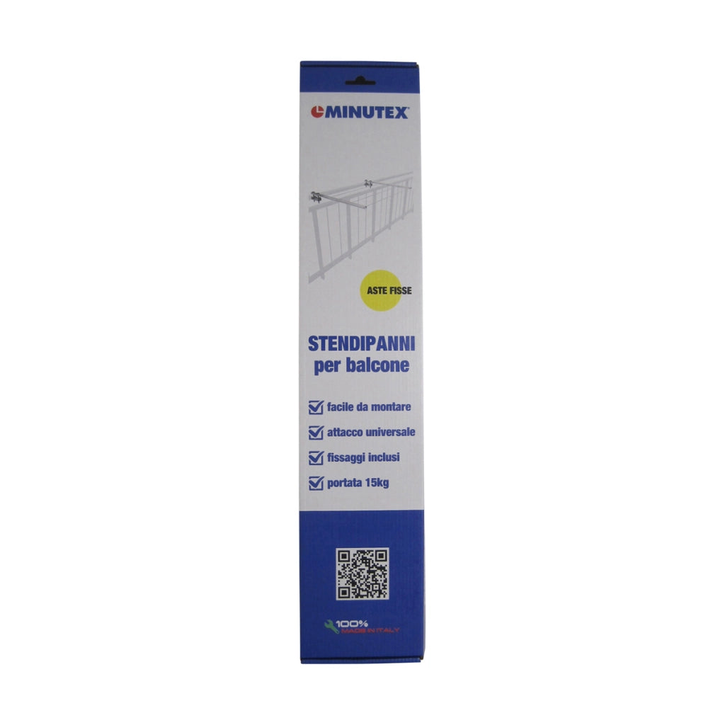 STENDIBIANCHERIA DA BALCONE ASTE FISSE CF 2 PZ- 1,0 confezione
