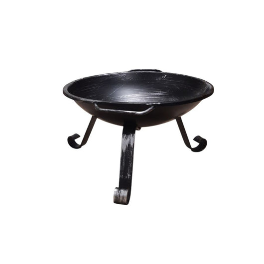 BRACIERE DIAMETRO 43CM LAMIERA NERA VERNICIATA