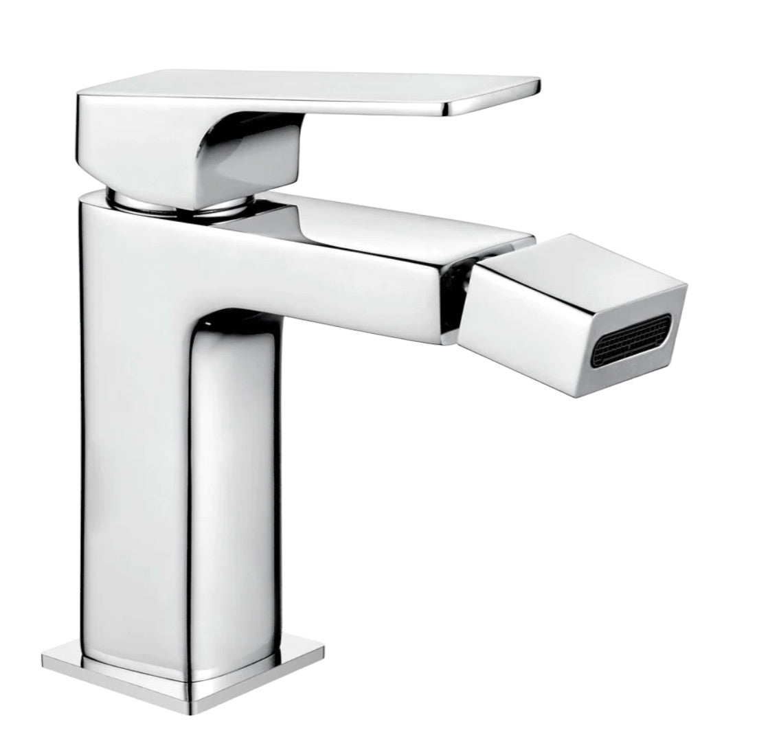 Rubinetto miscelatore quadrato bidet