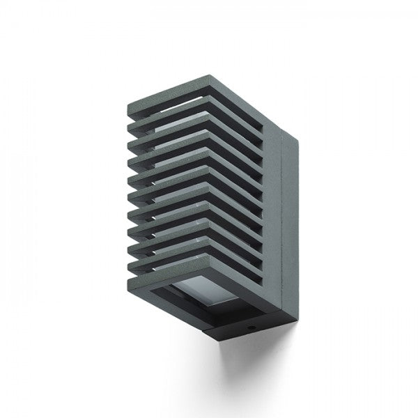 Lampada applique CLAIRE RC da parete grigio antracite acrilico 230V LED 6W IP54  3000K