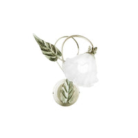 APPLIQUE ISOTTA E14 H35CM AVORIO/ORO.