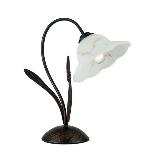 LAMPADA DA TAVOLO BYRON E27 H43CM RUGGINE.