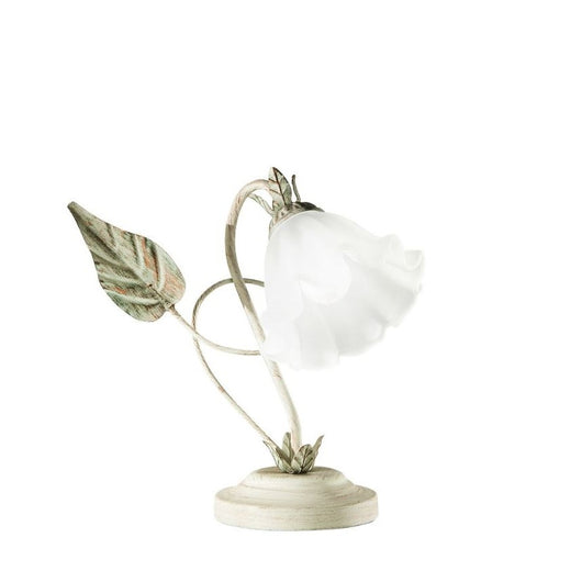 LAMPADA DA TAVOLO ISOTTA E14 H29CM AVORIO/ORO.