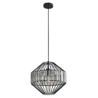 LAMPADARIO OPIUM E27 D.33,5XH130CM METALLO/VETRO.