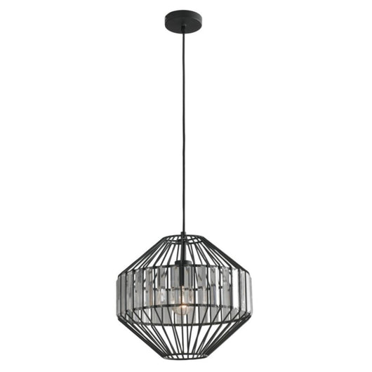 LAMPADARIO OPIUM E27 D.33,5XH130CM METALLO/VETRO.