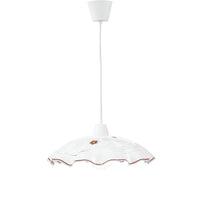 LAMPADARIO VICTORIA E27 D.42XH120CM BIANCO/ROSSO