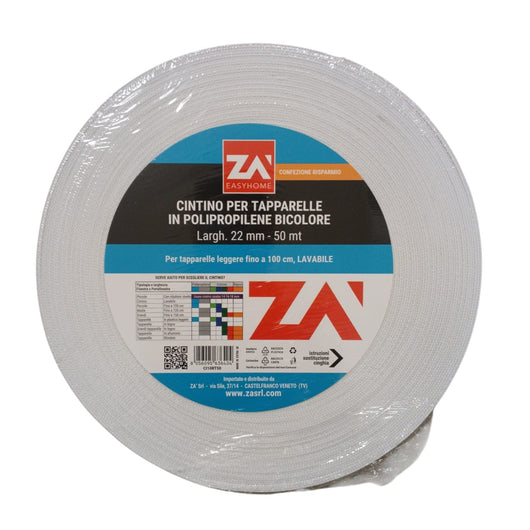 ROTOLO CINTINO POLIPROPILENE LEGGERO 50M BICOLORE.