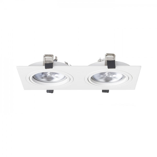 Faretto PASADENA G53 SQ II bianco 12V G53 2x50W
