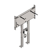 Supporto lavabo con raccordi per per pareti in cartongesso