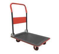 Fenixshop24 Carrello da trasporto pieghevole con piattaforma e ruote girevoli a 360°- carichi fino a 200 Kg - struttura in acciaio.