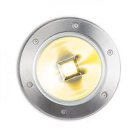 Lampada FarettoTERRA da incasso acciaio inossidabile 230V LED 20W 120°IP65 3000K