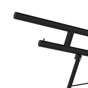 Barra maniglione ribaltabile cm 75 nera opaca con piede