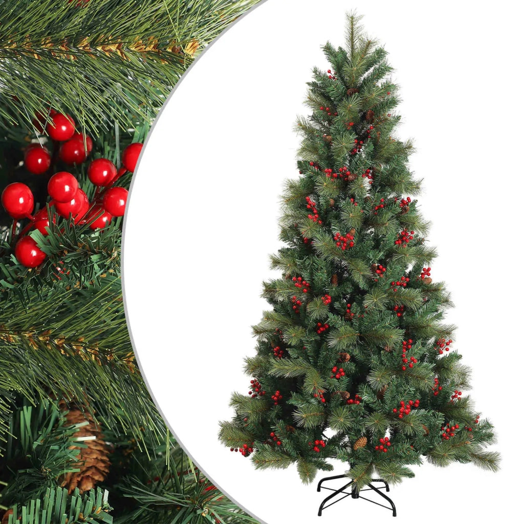 Albero di Natale Artificiale con Rami Pieghevoli 180 cm 42055589