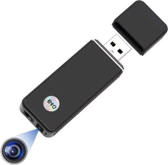 Camera di spionaggio miniatura 1080p stile nascosto disco rigido U 64 GB con rilevamento movimento